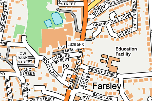 Map of SUTCLIFFE'S OF FARSLEY LIMITED at local scale