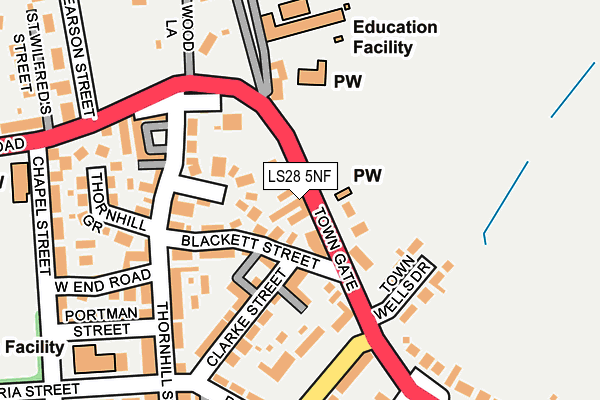 Map of BELHAVEN HOMES LTD at local scale