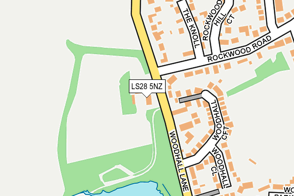 LS28 5NZ map - OS OpenMap – Local (Ordnance Survey)