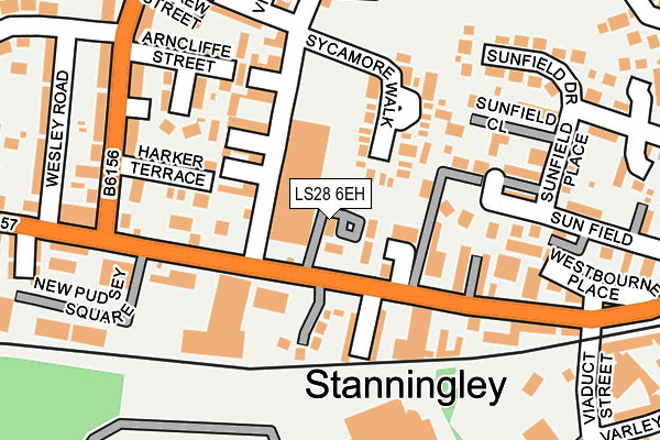 Map of WESTFIELD (STANNINGLEY) MANAGEMENT COMPANY LIMITED at local scale