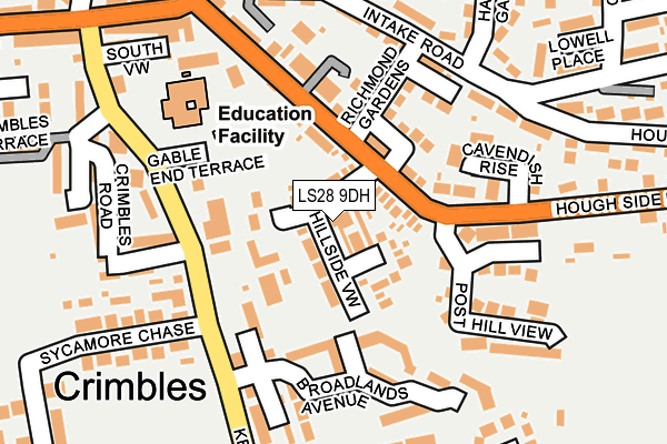 Map of PRO V JOINERY SOLUTIONS LTD at local scale