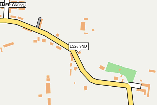LS28 9ND map - OS OpenMap – Local (Ordnance Survey)