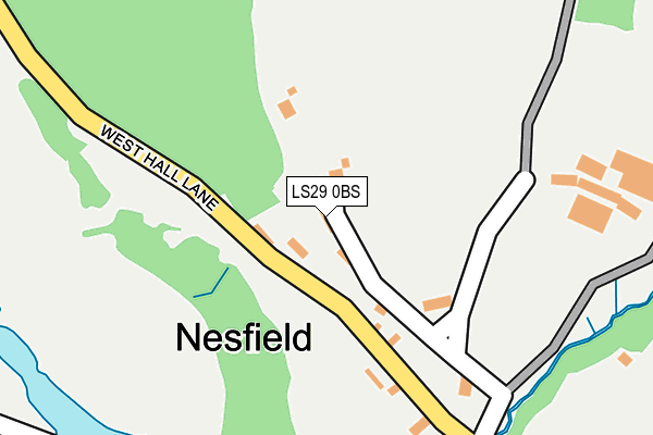LS29 0BS map - OS OpenMap – Local (Ordnance Survey)