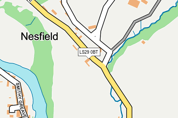 LS29 0BT map - OS OpenMap – Local (Ordnance Survey)