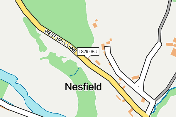 LS29 0BU map - OS OpenMap – Local (Ordnance Survey)