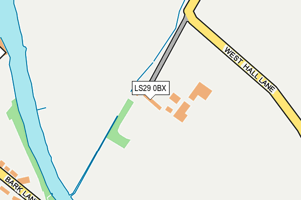 LS29 0BX map - OS OpenMap – Local (Ordnance Survey)