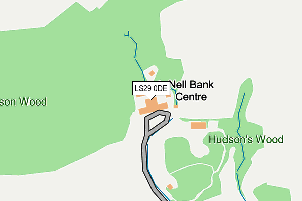 LS29 0DE map - OS OpenMap – Local (Ordnance Survey)