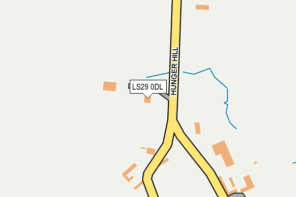 LS29 0DL map - OS OpenMap – Local (Ordnance Survey)