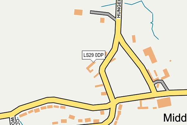 LS29 0DP map - OS OpenMap – Local (Ordnance Survey)
