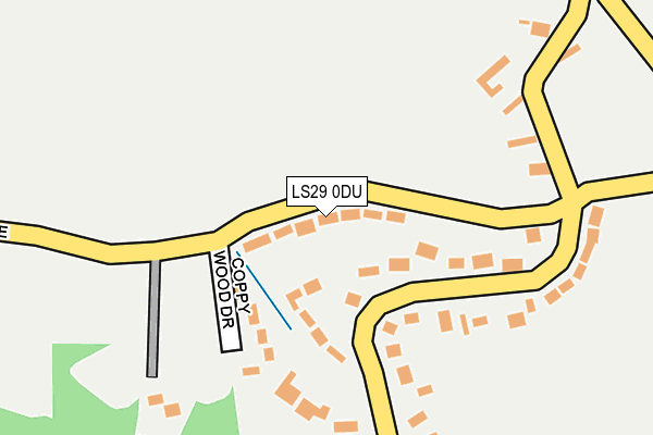 LS29 0DU map - OS OpenMap – Local (Ordnance Survey)