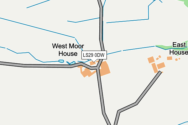 LS29 0DW map - OS OpenMap – Local (Ordnance Survey)