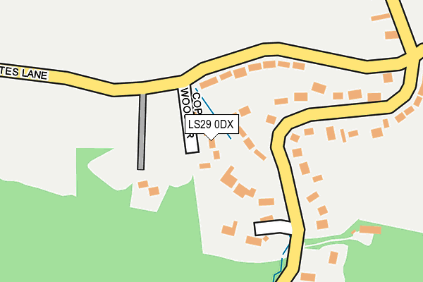 LS29 0DX map - OS OpenMap – Local (Ordnance Survey)