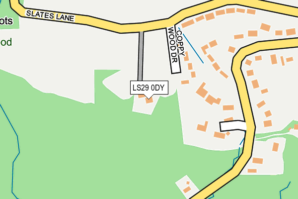 LS29 0DY map - OS OpenMap – Local (Ordnance Survey)