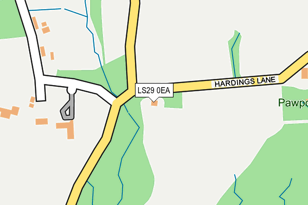 LS29 0EA map - OS OpenMap – Local (Ordnance Survey)