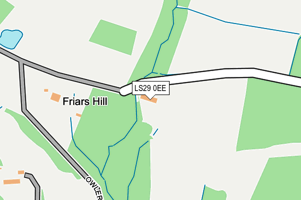 LS29 0EE map - OS OpenMap – Local (Ordnance Survey)