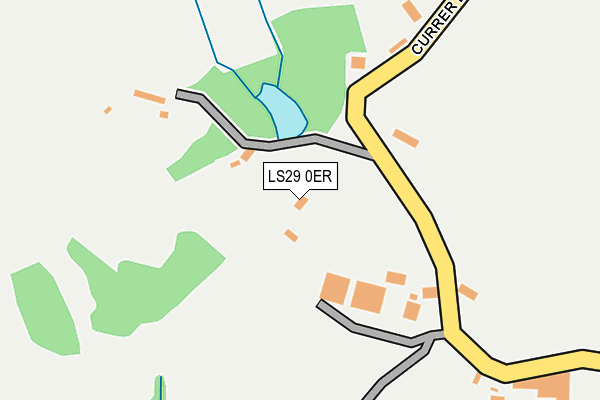 LS29 0ER map - OS OpenMap – Local (Ordnance Survey)