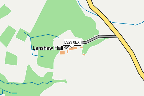 LS29 0EX map - OS OpenMap – Local (Ordnance Survey)