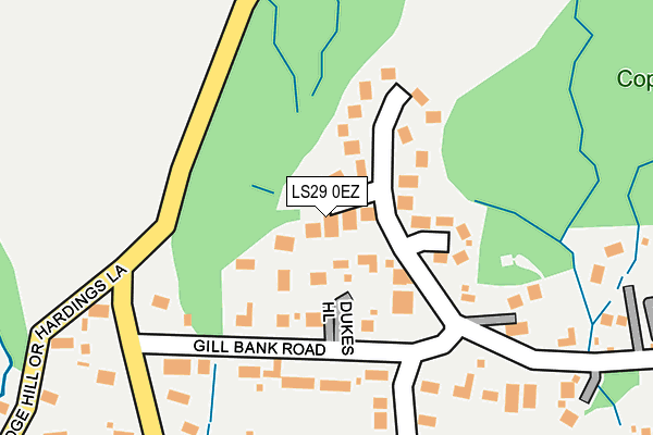 LS29 0EZ map - OS OpenMap – Local (Ordnance Survey)