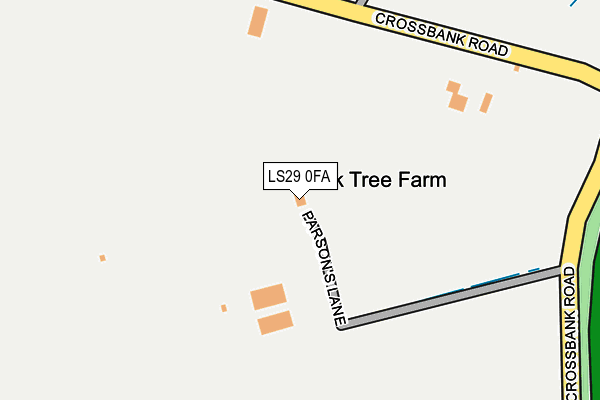 LS29 0FA map - OS OpenMap – Local (Ordnance Survey)