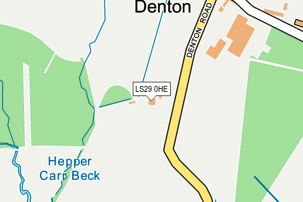 LS29 0HE map - OS OpenMap – Local (Ordnance Survey)