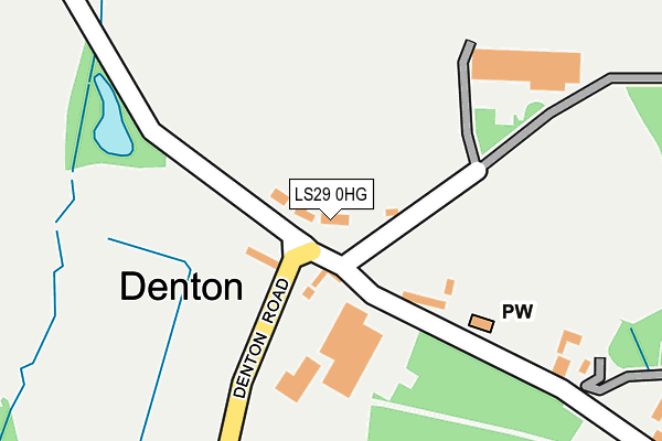 LS29 0HG map - OS OpenMap – Local (Ordnance Survey)