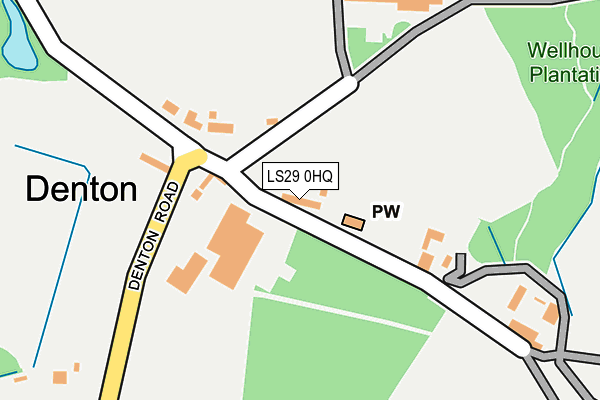 LS29 0HQ map - OS OpenMap – Local (Ordnance Survey)