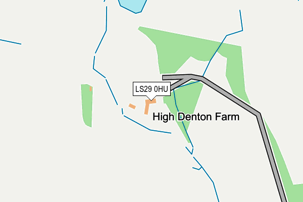 LS29 0HU map - OS OpenMap – Local (Ordnance Survey)