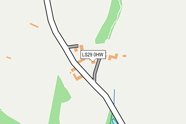 LS29 0HW map - OS OpenMap – Local (Ordnance Survey)
