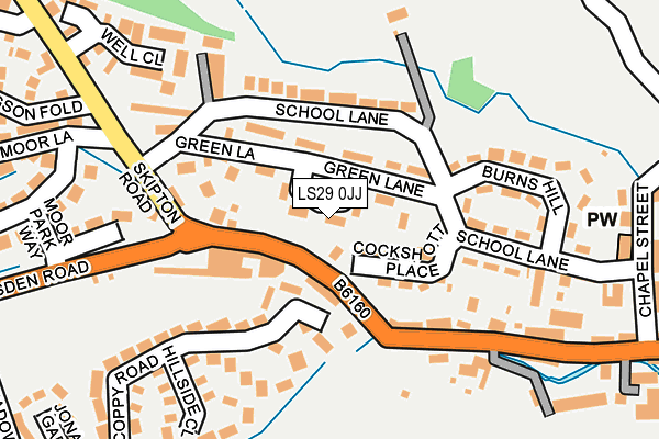 LS29 0JJ map - OS OpenMap – Local (Ordnance Survey)