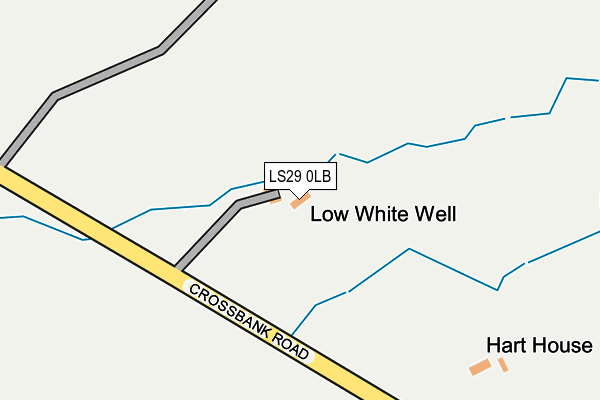 LS29 0LB map - OS OpenMap – Local (Ordnance Survey)