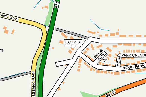 LS29 0LE map - OS OpenMap – Local (Ordnance Survey)