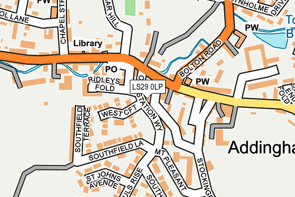 LS29 0LP map - OS OpenMap – Local (Ordnance Survey)