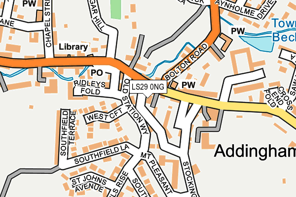 LS29 0NG map - OS OpenMap – Local (Ordnance Survey)