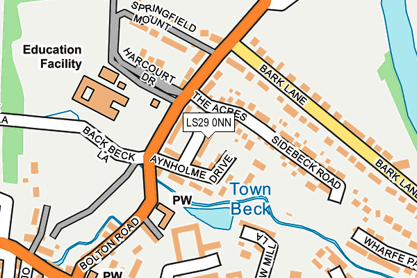 LS29 0NN map - OS OpenMap – Local (Ordnance Survey)