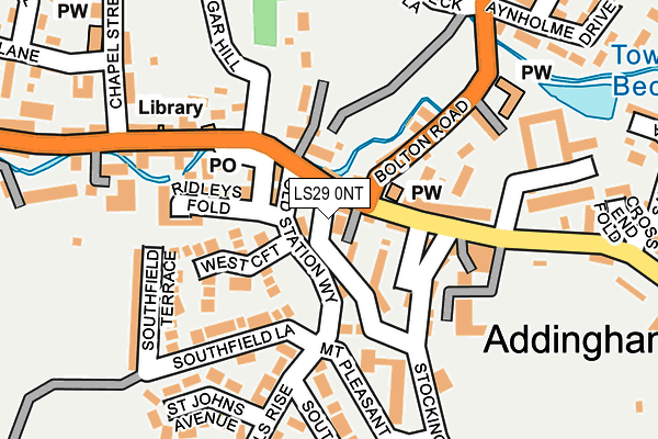 LS29 0NT map - OS OpenMap – Local (Ordnance Survey)