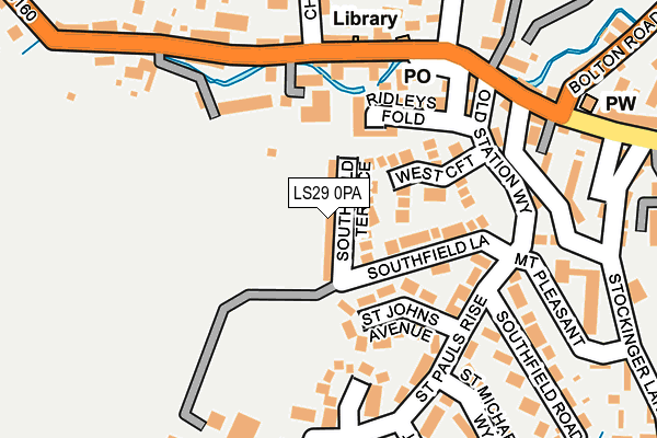 LS29 0PA map - OS OpenMap – Local (Ordnance Survey)