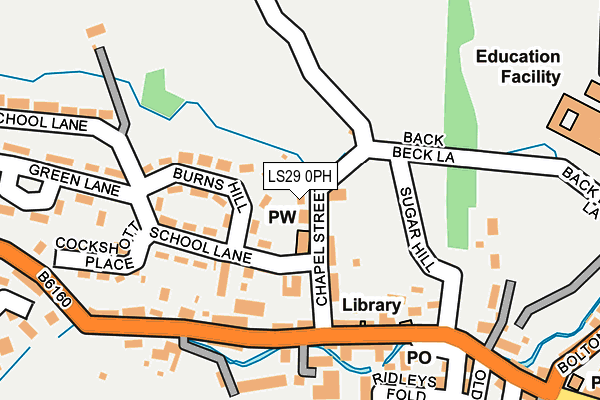 LS29 0PH map - OS OpenMap – Local (Ordnance Survey)