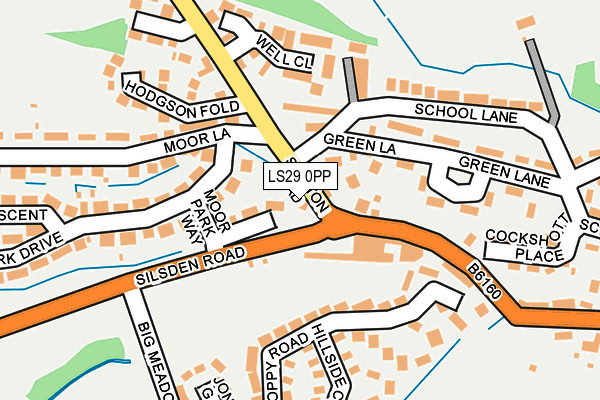 LS29 0PP map - OS OpenMap – Local (Ordnance Survey)