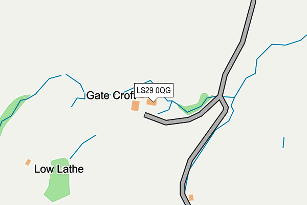 LS29 0QG map - OS OpenMap – Local (Ordnance Survey)