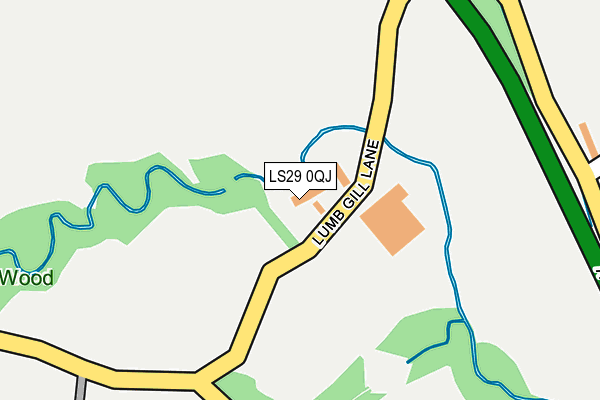 LS29 0QJ map - OS OpenMap – Local (Ordnance Survey)