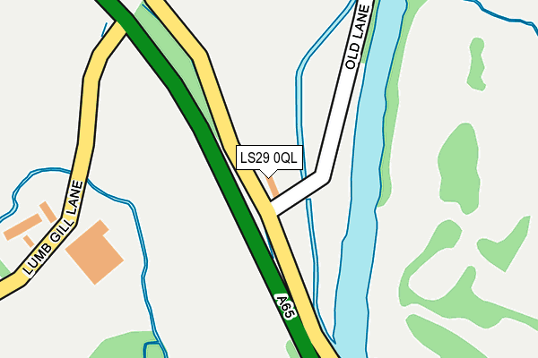 LS29 0QL map - OS OpenMap – Local (Ordnance Survey)