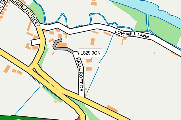 LS29 0QN map - OS OpenMap – Local (Ordnance Survey)