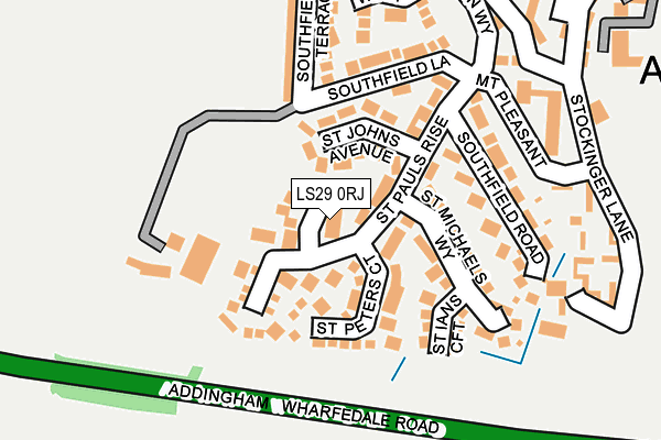 LS29 0RJ map - OS OpenMap – Local (Ordnance Survey)