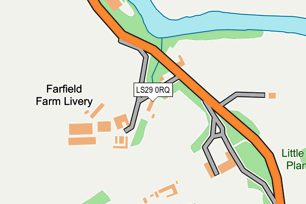 LS29 0RQ map - OS OpenMap – Local (Ordnance Survey)