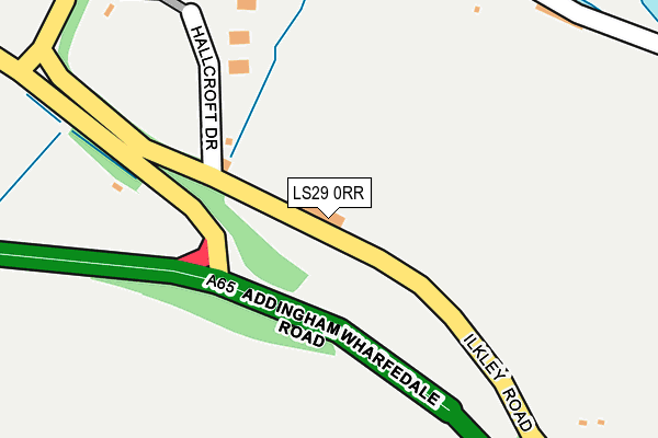 LS29 0RR map - OS OpenMap – Local (Ordnance Survey)