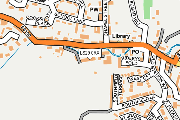 LS29 0RX map - OS OpenMap – Local (Ordnance Survey)