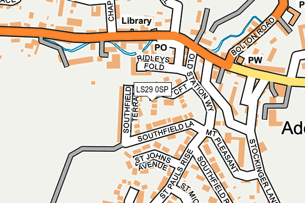 LS29 0SP map - OS OpenMap – Local (Ordnance Survey)