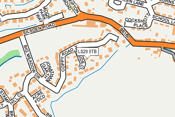 LS29 0TB map - OS OpenMap – Local (Ordnance Survey)