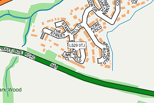 LS29 0TJ map - OS OpenMap – Local (Ordnance Survey)