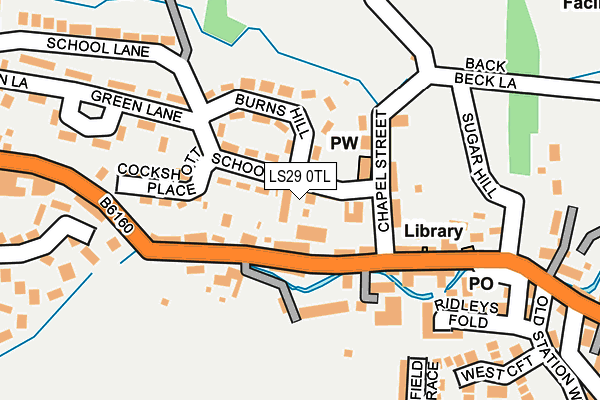 LS29 0TL map - OS OpenMap – Local (Ordnance Survey)